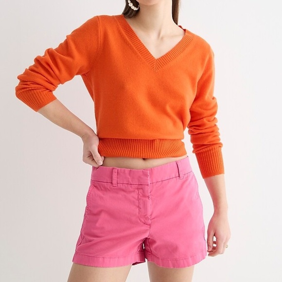 J Crew Factory hot pink shorts - Picture 1 of 8